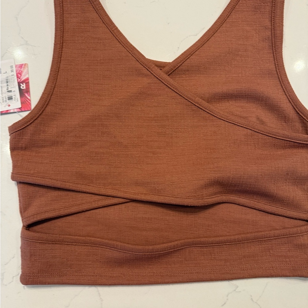Roxy Terracotta Knit Top - Picture 6 of 8